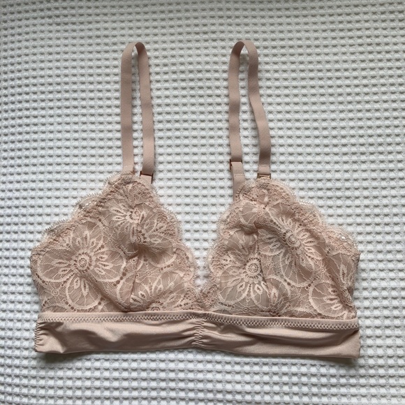 Aerie light pink lace bralette - Picture 1 of 8